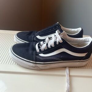 Classic Navy and White Sneakers